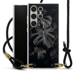 Carry Case Transparent Leather black/gold