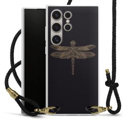 Carry Case Transparent Leather black/gold