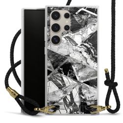 Carry Case Transparent Leather black/gold