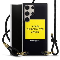 Carry Case Transparent Leder schwarz/gold