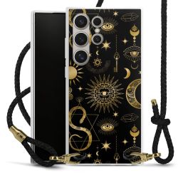 Carry Case Transparent Leather black/gold