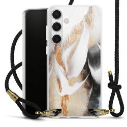 Carry Case Transparent Leather black/gold