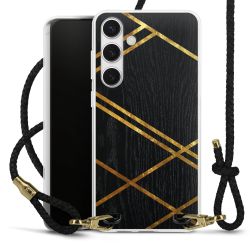 Carry Case Transparent Leather black/gold