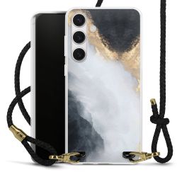 Carry Case Transparent Leather black/gold