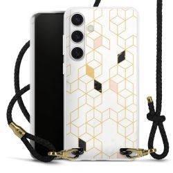 Carry Case Transparent Leather black/gold