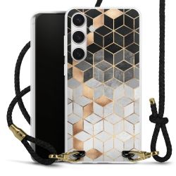 Carry Case Transparent Leather black/gold