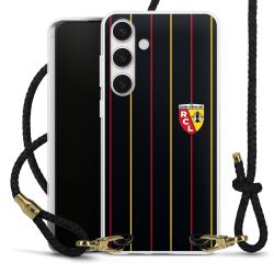 New Carry Case Transparent Leder schwarz/gold