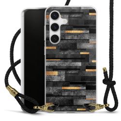 Carry Case Transparent Leather black/gold