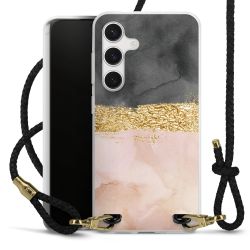 Carry Case Transparent Leather black/gold