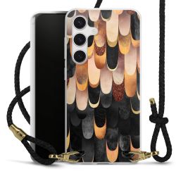 Carry Case Transparent Leather black/gold