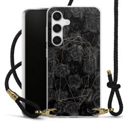 Carry Case Transparent Leather black/gold