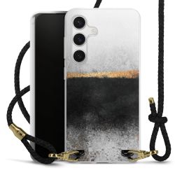 Carry Case Transparent Leather black/gold