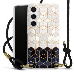 Carry Case Transparent Leather black/gold