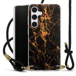 Carry Case Transparent Leather black/gold