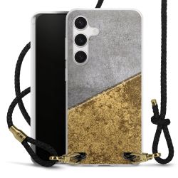 Carry Case Transparent Leather black/gold