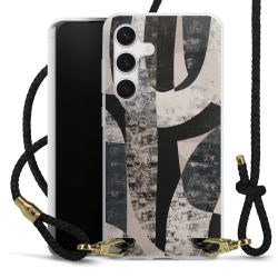 Carry Case Transparent Leather black/gold