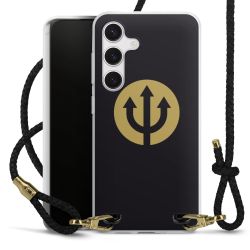 Carry Case Transparent Leather black/gold