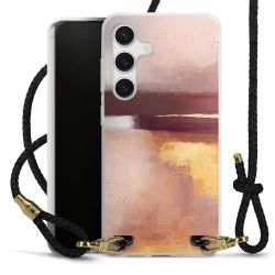 Carry Case Transparent Leather black/gold