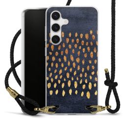 Carry Case Transparent Leather black/gold