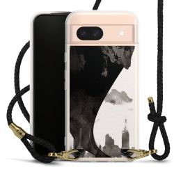 Carry Case Transparent Leather black/gold