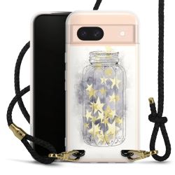 Carry Case Transparent Leather black/gold