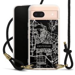 Carry Case Transparent Leather black/gold