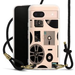 Carry Case Transparent Leather black/gold