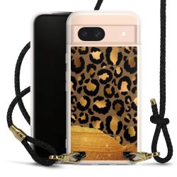 Carry Case Transparent Leather black/gold