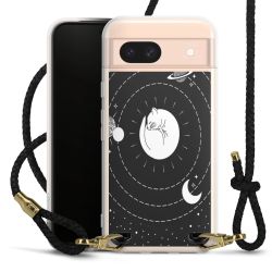 Carry Case Transparent Leather black/gold