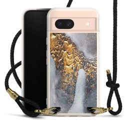 Carry Case Transparent Leather black/gold