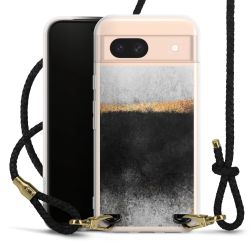 Carry Case Transparent Leather black/gold