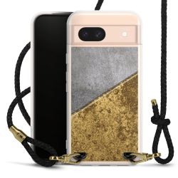 New Carry Case Transparent Leder schwarz/gold