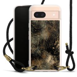 Carry Case Transparent Leather black/gold