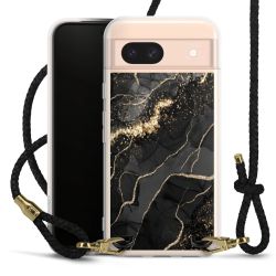 Carry Case Transparent Leather black/gold