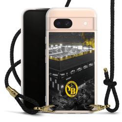 New Carry Case Transparent Leder schwarz/gold