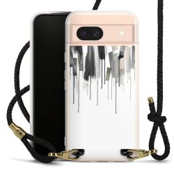 Carry Case Transparent Leather black/gold