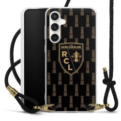 Carry Case Transparent Leather black/gold