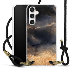 Carry Case Transparent Leather black/gold