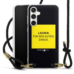 Carry Case Transparent Leder schwarz/gold