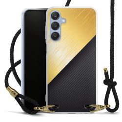 Carry Case Transparent Leather black/gold