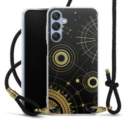 Carry Case Transparent Leather black/gold