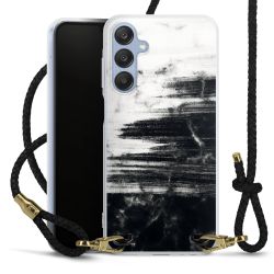 Carry Case Transparent Leather black/gold