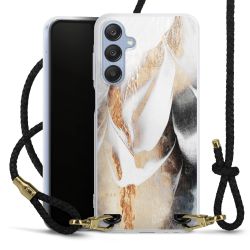 Carry Case Transparent Leather black/gold