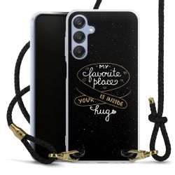 Carry Case Transparent Leather black/gold