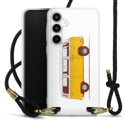 Carry Case Transparent Leather black/gold