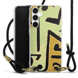 Carry Case Transparent Leather black/gold