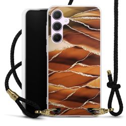 Carry Case Transparent Leather black/gold