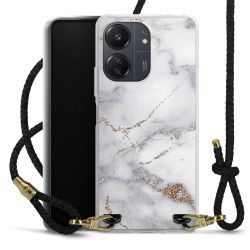 Carry Case Transparent Leather black/gold