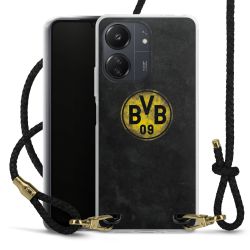 Carry Case Transparent Leather black/gold