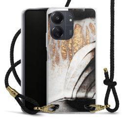 Carry Case Transparent Leather black/gold